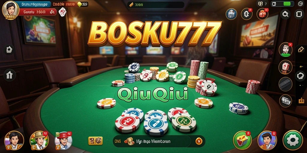 Tampilan gameplay QiuQiu yang menarik dan interaktif.