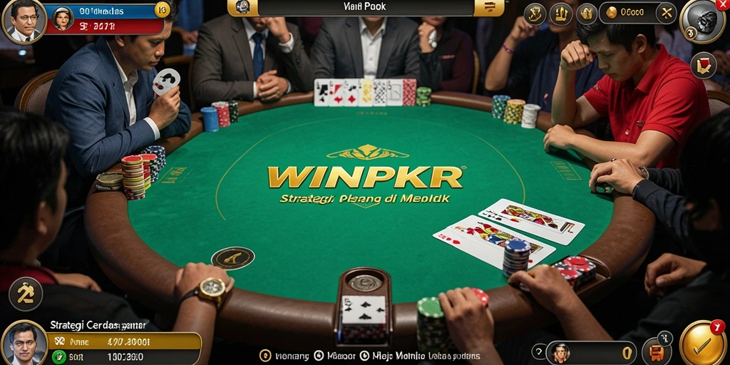Gameplay mendebarkan dari WINPKR dengan strategi poker yang menarik.